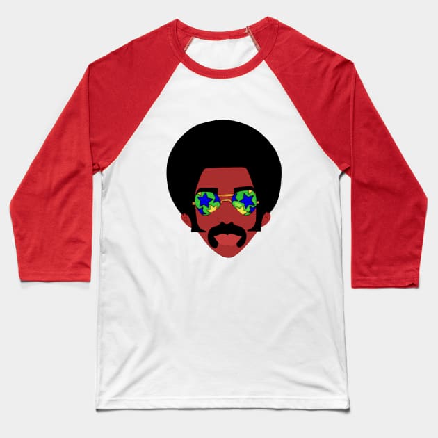 Fro' Star Man Baseball T-Shirt by cpecana